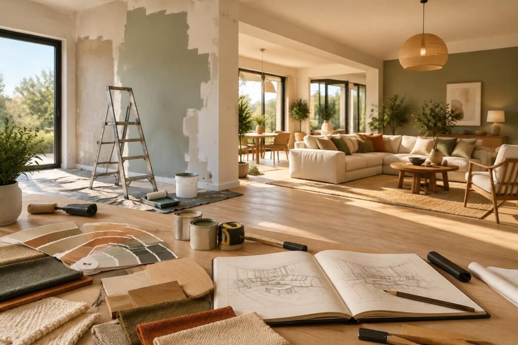 Rénover et décorer son intérieur : le projet complet, de la conception à la déco finale